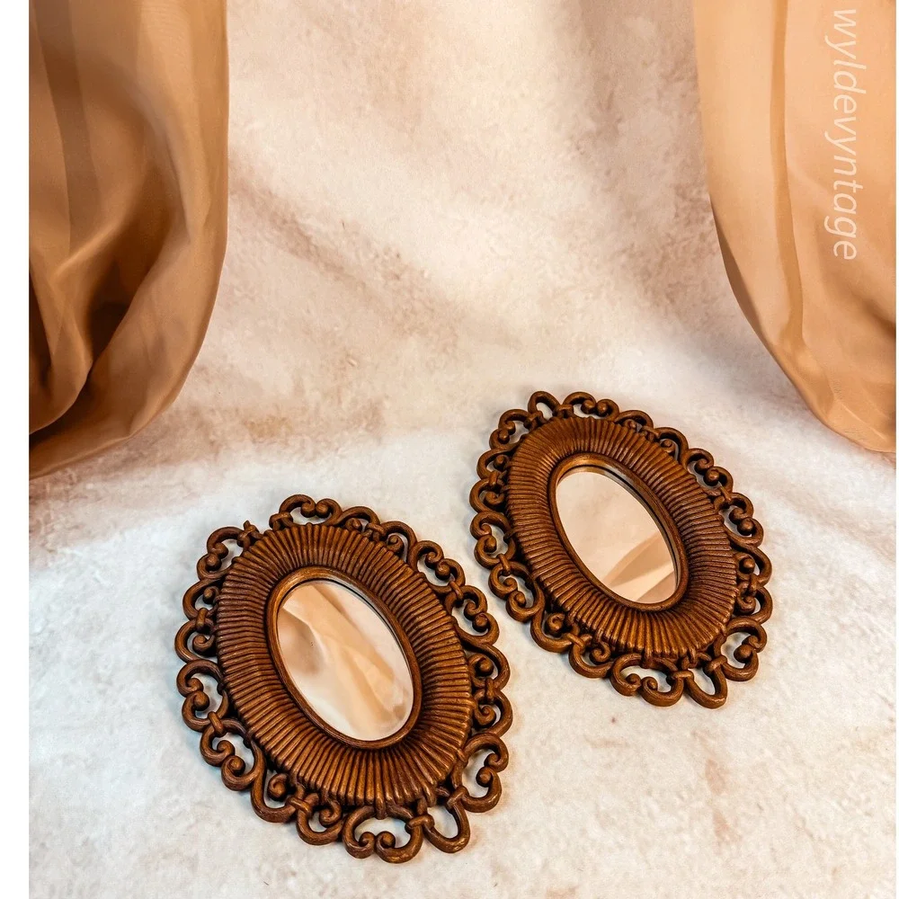 Pair of Dart Wall Mirrors